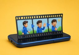 短视频のイラスト
