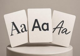 字体のイラスト
