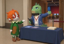 주최자のイラスト
