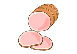 火腿のイラスト