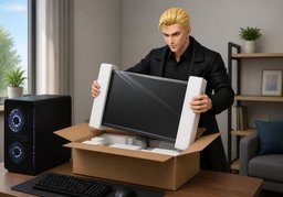 monitorのイラスト