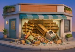遭殃のイラスト