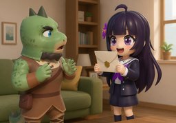 설마のイラスト