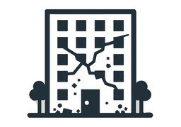 塌のイラスト