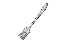 叉子のイラスト