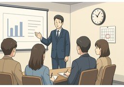 진행되다のイラスト