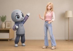 不以为然のイラスト