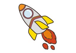发车のイラスト
