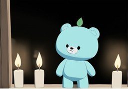 烛光のイラスト
