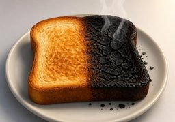 Illustration for 焦 (burned)
