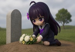 무덤のイラスト