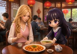 중식のイラスト