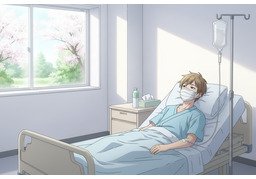 病假のイラスト
