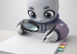 꼼꼼히のイラスト