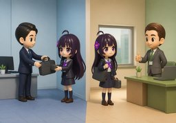 外派のイラスト