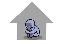 躲藏のイラスト
