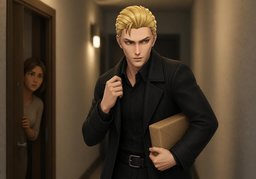 Illustration for suspect (suspicious)