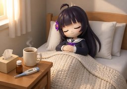 养病のイラスト