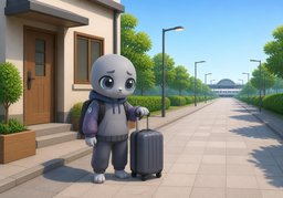 불편하다のイラスト