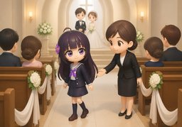 참석하다のイラスト