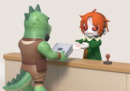 售后のイラスト