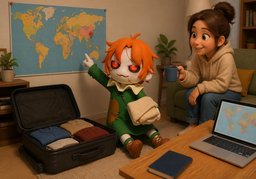expatrierのイラスト