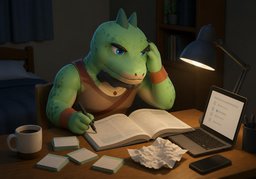 estudiarのイラスト