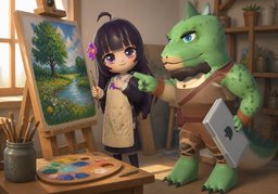 peintureのイラスト
