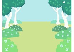 树林のイラスト
