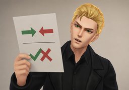迷惑不解のイラスト