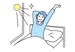 早晨のイラスト