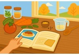 요리법のイラスト