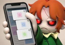 팝업のイラスト
