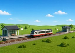 Bahnstreckeのイラスト