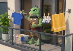 Illustration for linge (laundry)