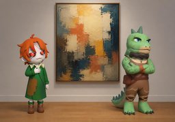 见仁见智のイラスト