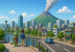 volcánのイラスト