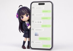 聊天记录のイラスト