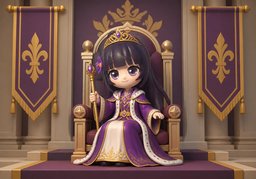 王后のイラスト