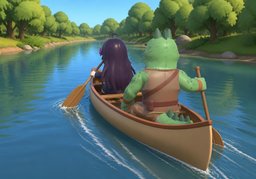 canoaのイラスト