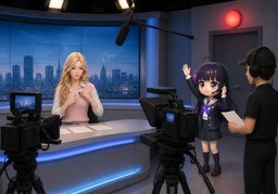 방송のイラスト