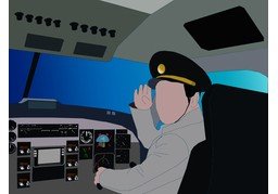 飞行员のイラスト