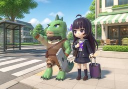 指路のイラスト
