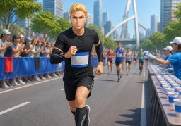 Marathonのイラスト