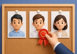 评选のイラスト