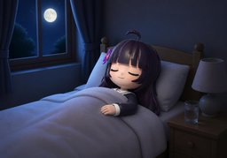수면のイラスト