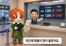 환율のイラスト