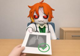 确诊のイラスト