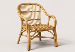Illustration for 藤椅 (rattan chair)