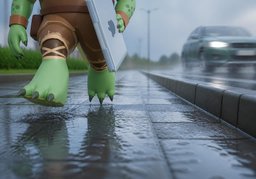 Illustration for Fußweg (sidewalk)